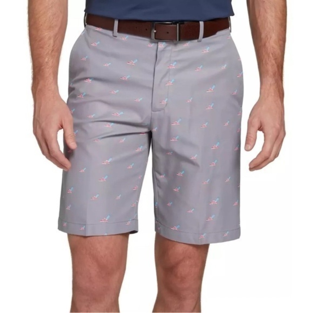 Walter Hagen‎ Perfect 11 Stretch Waistband Golf Shorts Double Eagle Monument NEW